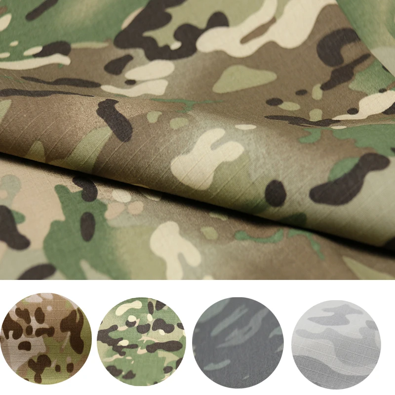 100cm Length 150cm Width US Multicam TC Cloth  CP Camouflage Fabric Polyester Cotton Spring Summer Suits DIY