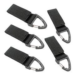 Outdoor Camping Hiking Climbing MultiTool Molle Nylon Webbing Clip EDC Tool Belt Ribbon Keychain Clasp Hook Carabiner Buckle