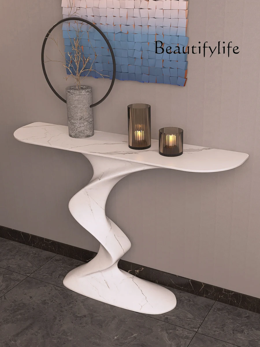 New Chinese Style Welcome Pine Console Italian Style Light Luxury Designer Corridor Console Tables End