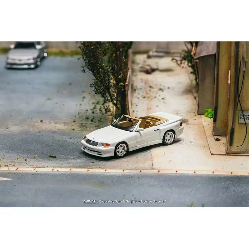 Pré-venda tw 1:64 mercedes benz sl 500 koenig especiais branco diecast modelo de carro coleção brinquedos tarmac funciona