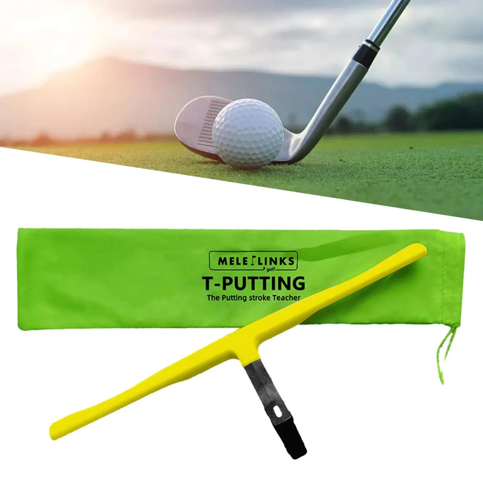 T Putting Exerciser Improve Putter Skills for Golf Club Indoor Outdoor Kids