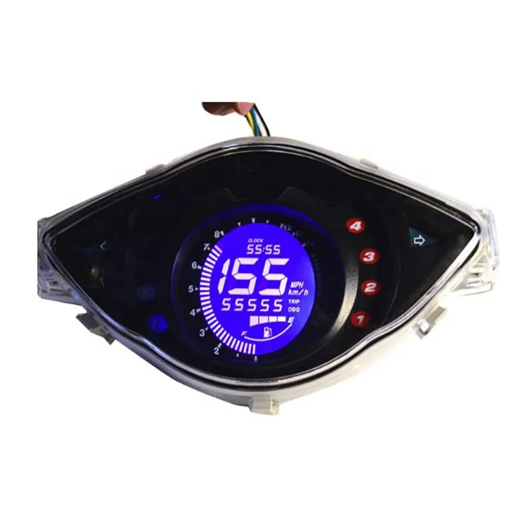 

Motorcycle LCD Instrument 7 Color LCD Instrument for Honda WAVE 100 Wave100R DIGITAL METER