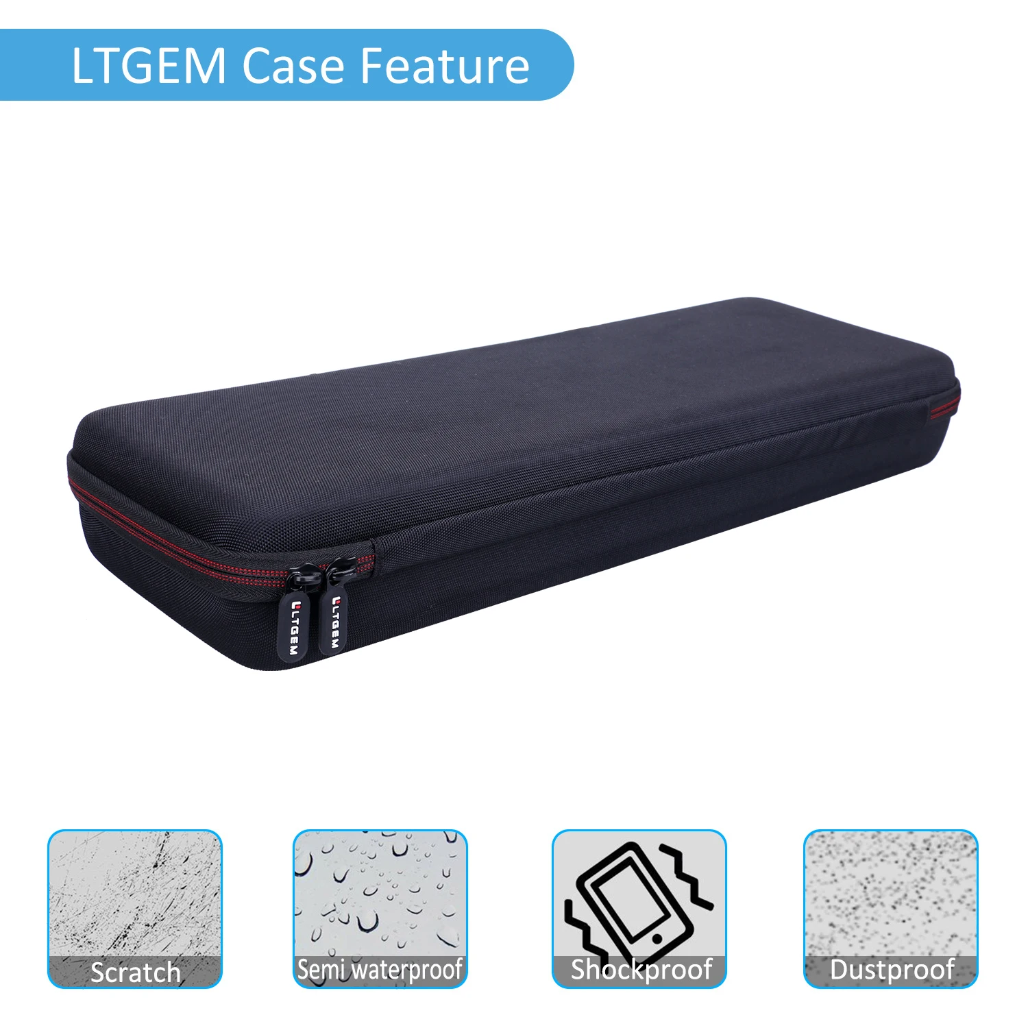 LTGEM EVA Hard Case for midiplus 32 Key Midi Controller Protective Carrying Storage Bag