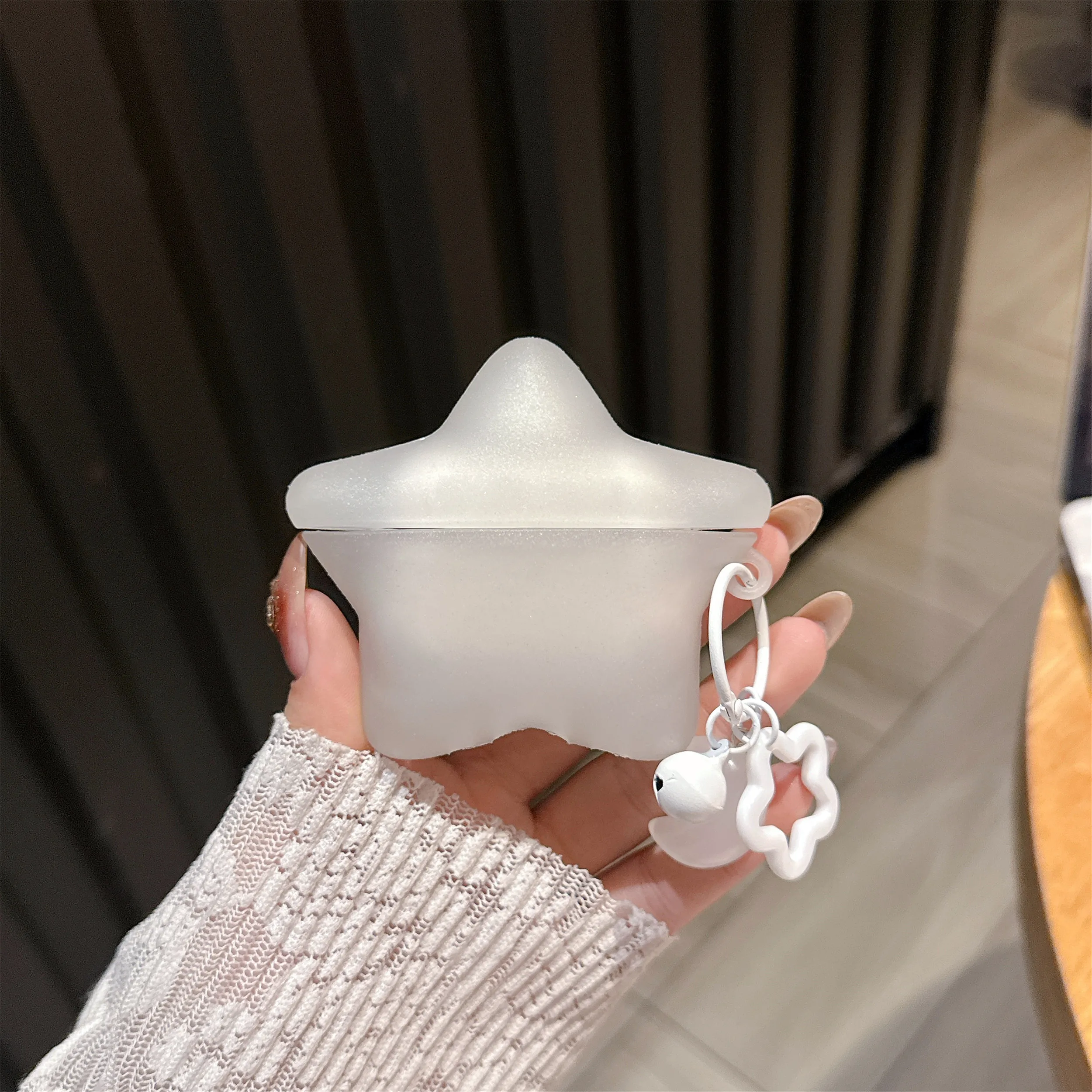 Étui pour écouteurs en Silicone, étoile qui brille dans la nuit, pendentif lumineux, lanière, protection Anti-chute, 2025 pour AirPods Pro3 2 1 Pro 4 3 2