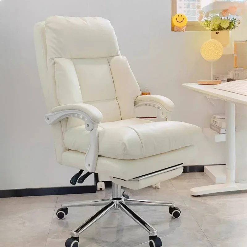 Extender Rotating Chair Armrest Taller Wheels Mobile Gaming Chairs Chaise Study White Cadeira De Escritorio Office Furniture