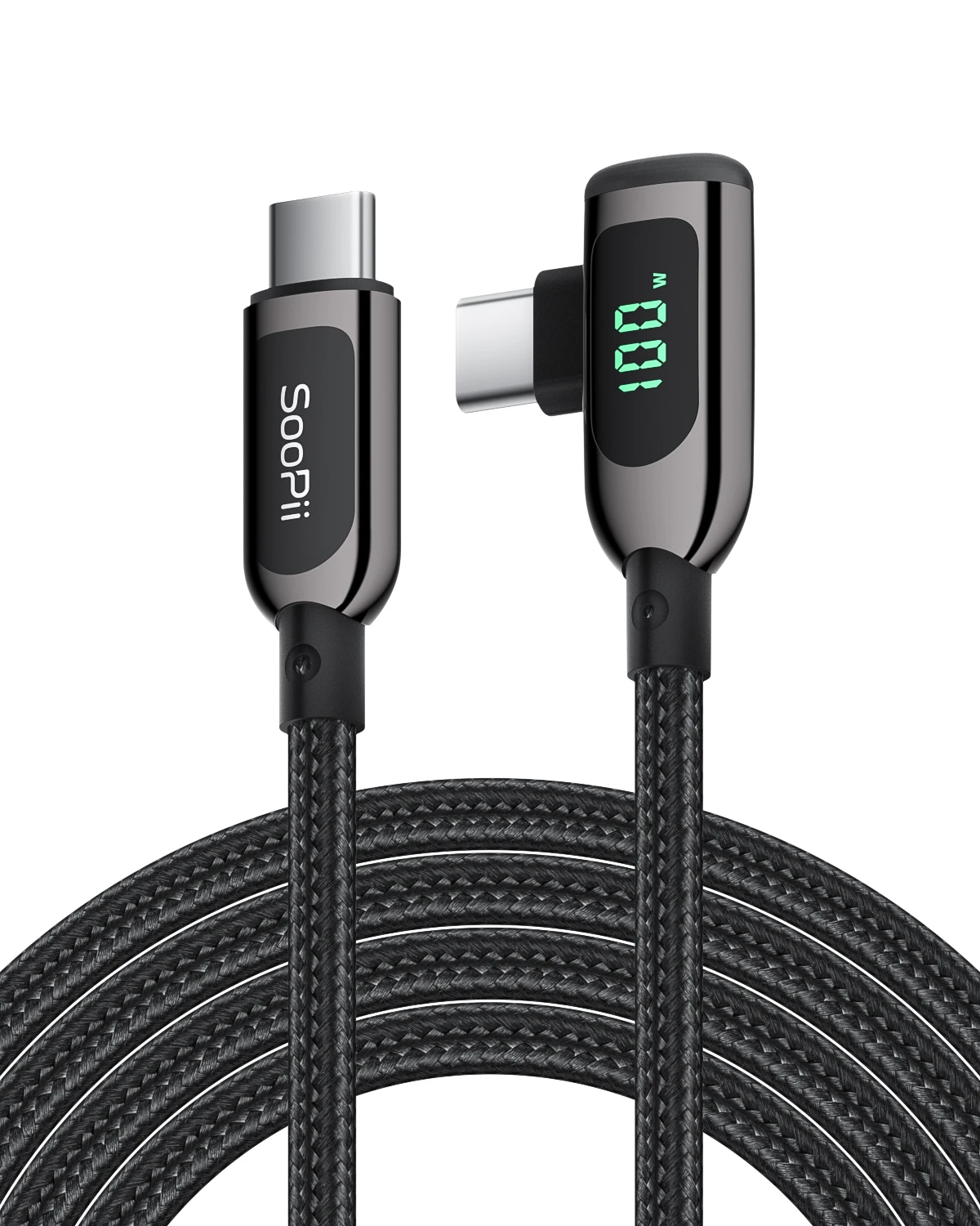 SooPii 90 Degree USB Cable Pro Max X XR 6s 7 8 SE TYPE-C Fast Charging Cable Mobile Game Data Cable