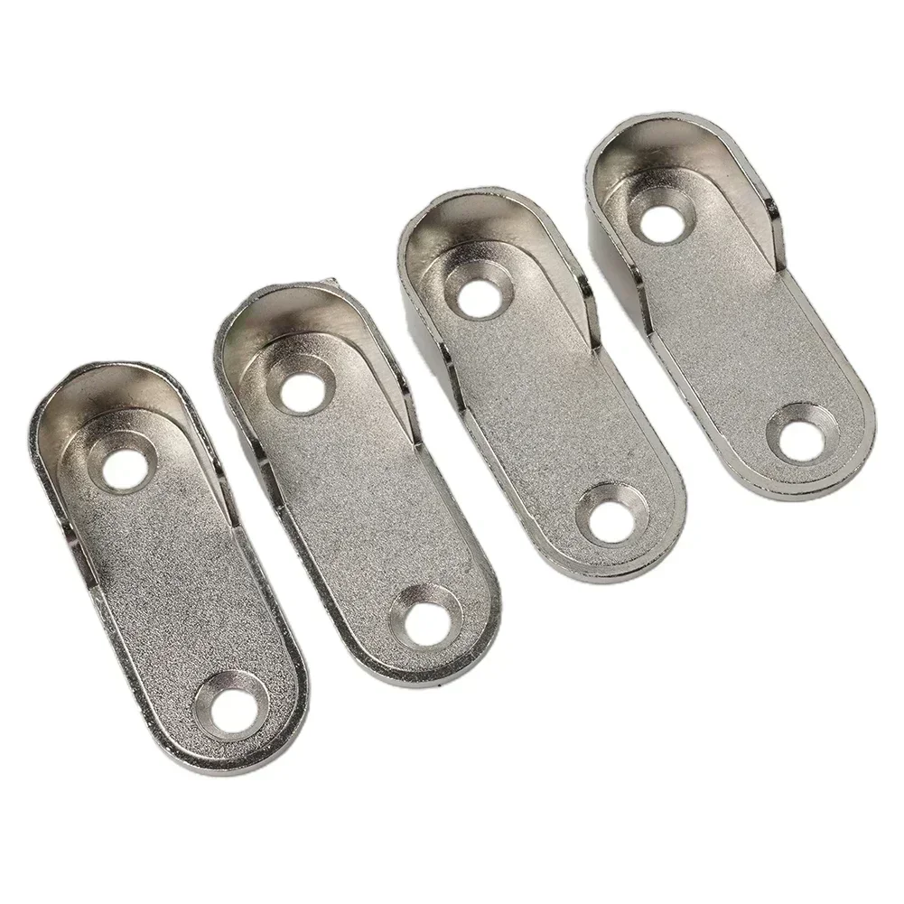 High Quality Brand New Home Closet Brackets Cloth Holder 47*19*2mm Accessories Silver Thickening Holder Closet Rod