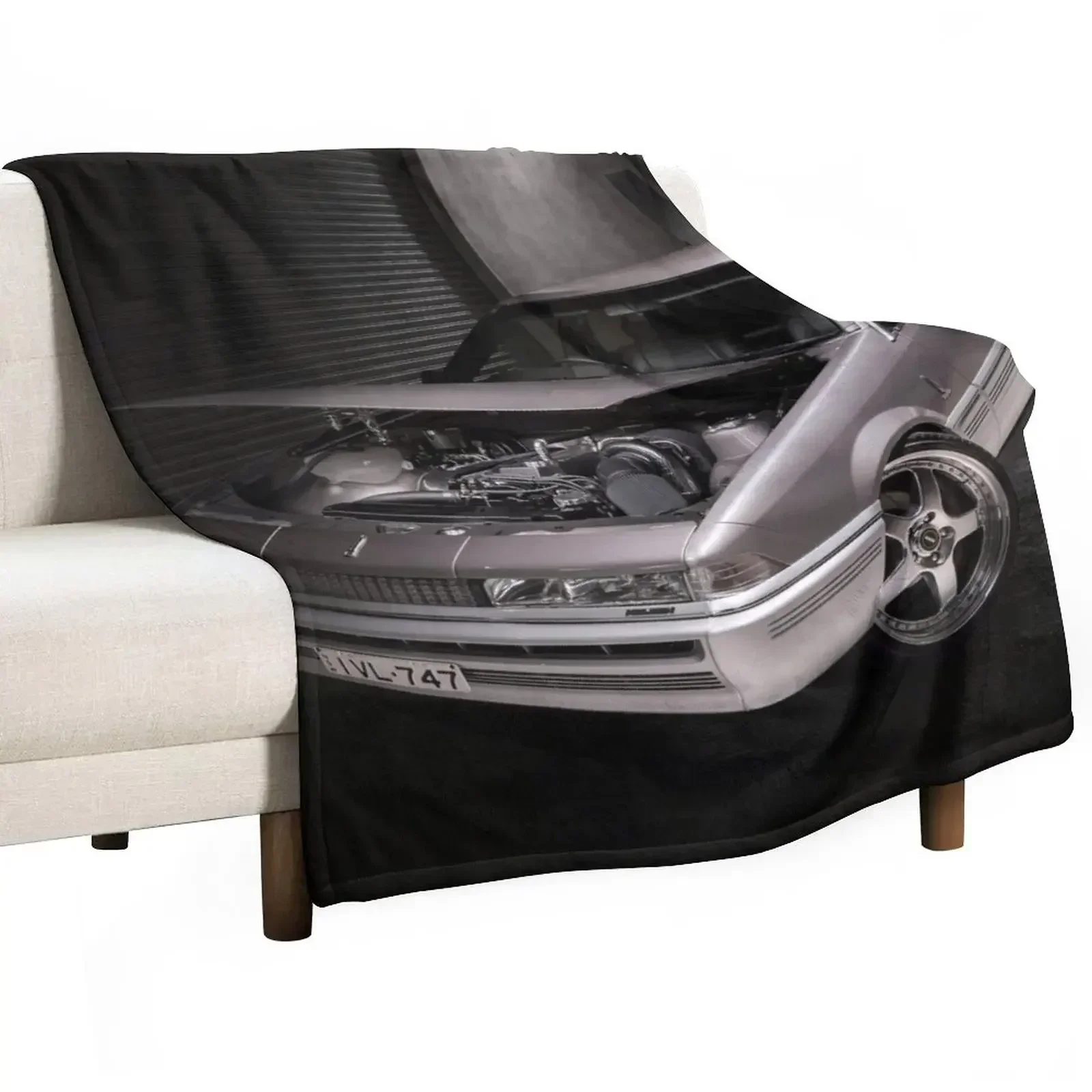 Silver Holden VL Commodore Turbo Throw Blanket Sofa Throw Sofa Quilt Blankets For Bed sofa bed Blankets