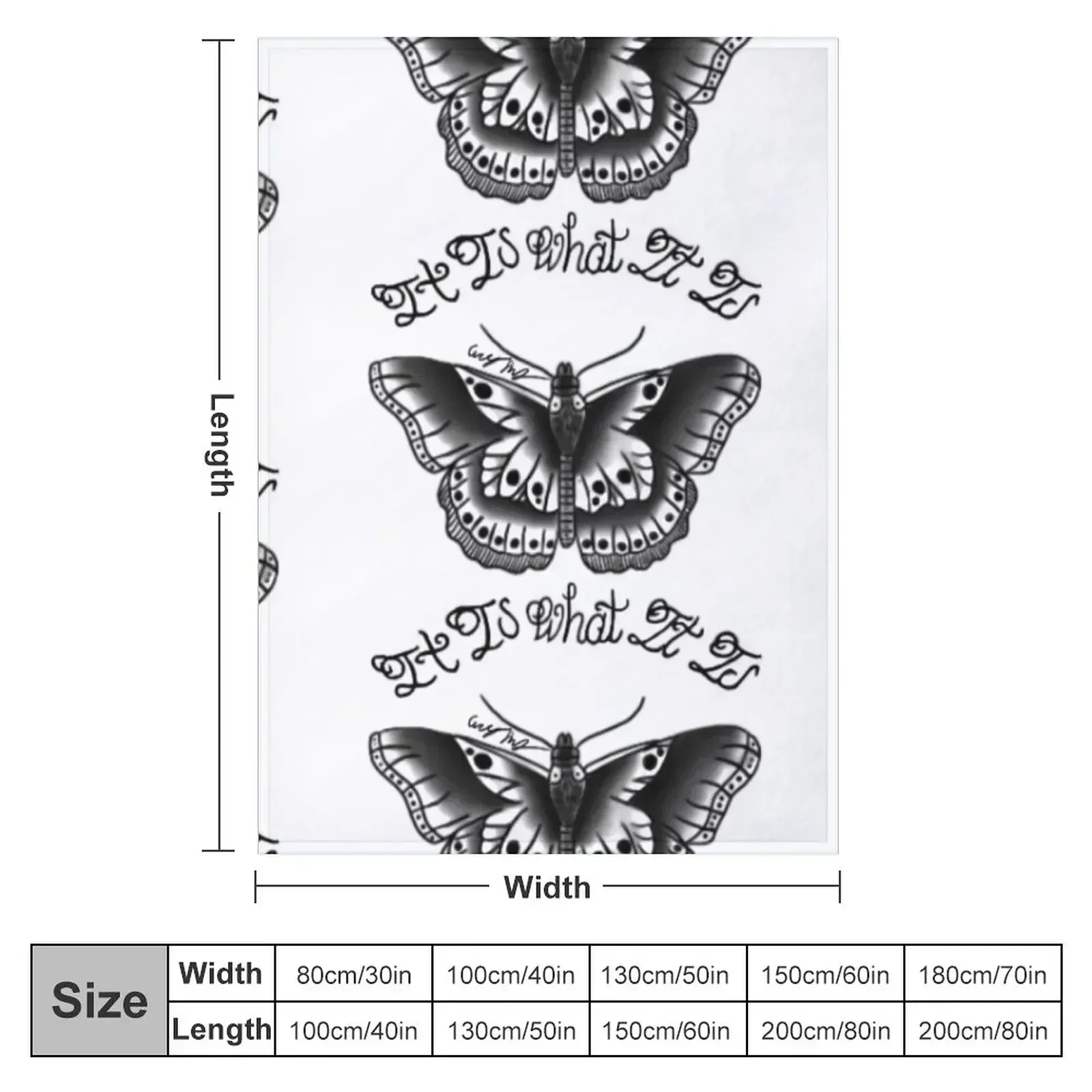 It Is What It Is Tattoo Set Throw Blanket sofa bed Plaid on the sofa Luxury Thicken manga Hair christmas decoration Blankets