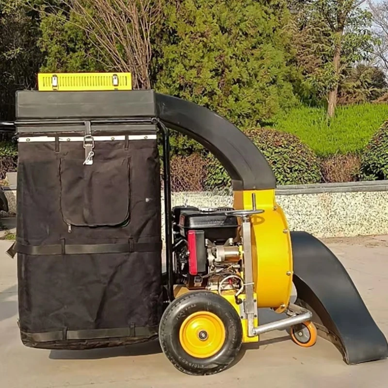 Fuel Saving  Engine Low Consumption Residential District Outdoor Leaf Waste Disposal Unit Leaf Vacuum Blower