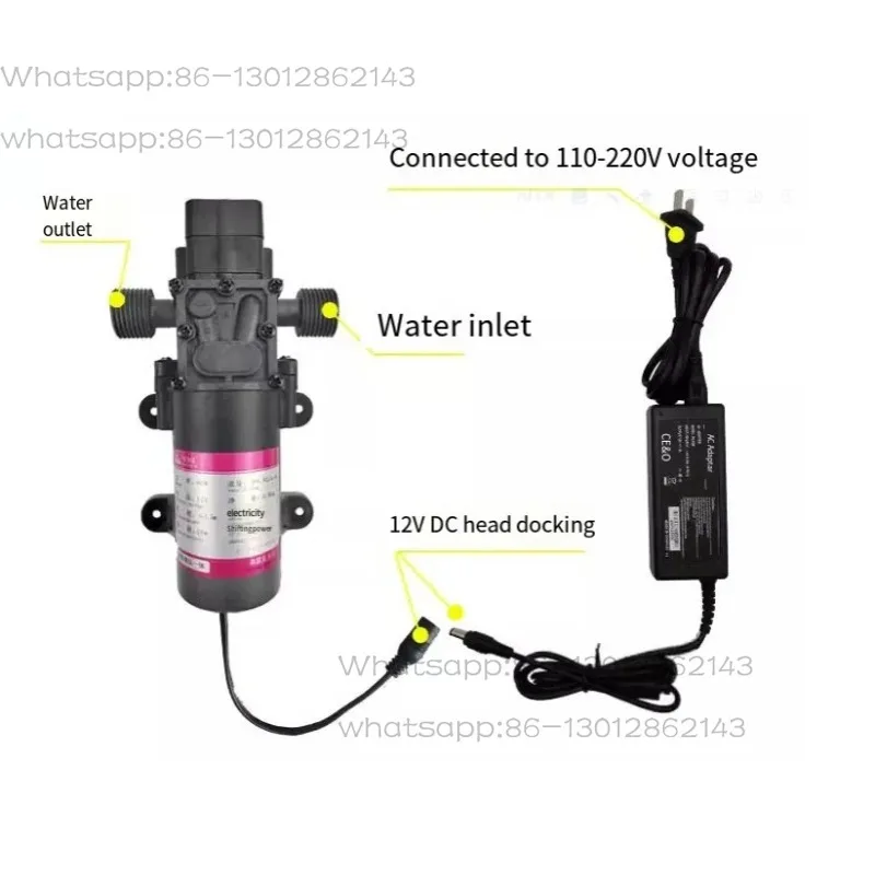 Bucket automatic water feeding, self-priming pump, handwashing station, faucet pumping, automatic start and stop 15W/30W