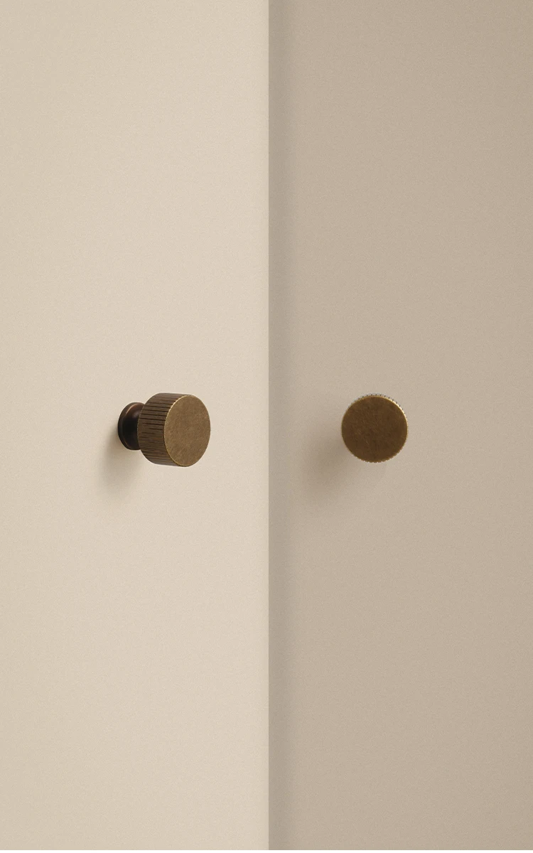 Dooroom Messing-Möbelgriff, Retro-Streifenknopf für Schrank, Kleiderschrank, Schminktisch, Schuhschrank, Schublade, Kommode, Großhandel verfügbar – Detail 11