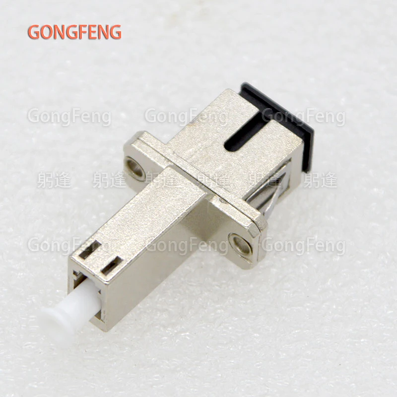 New Optical Fiber Connector Adapter LC-SC Small Square To Large Coupler Pigtail Flange Single Multimode Connector Factory Price