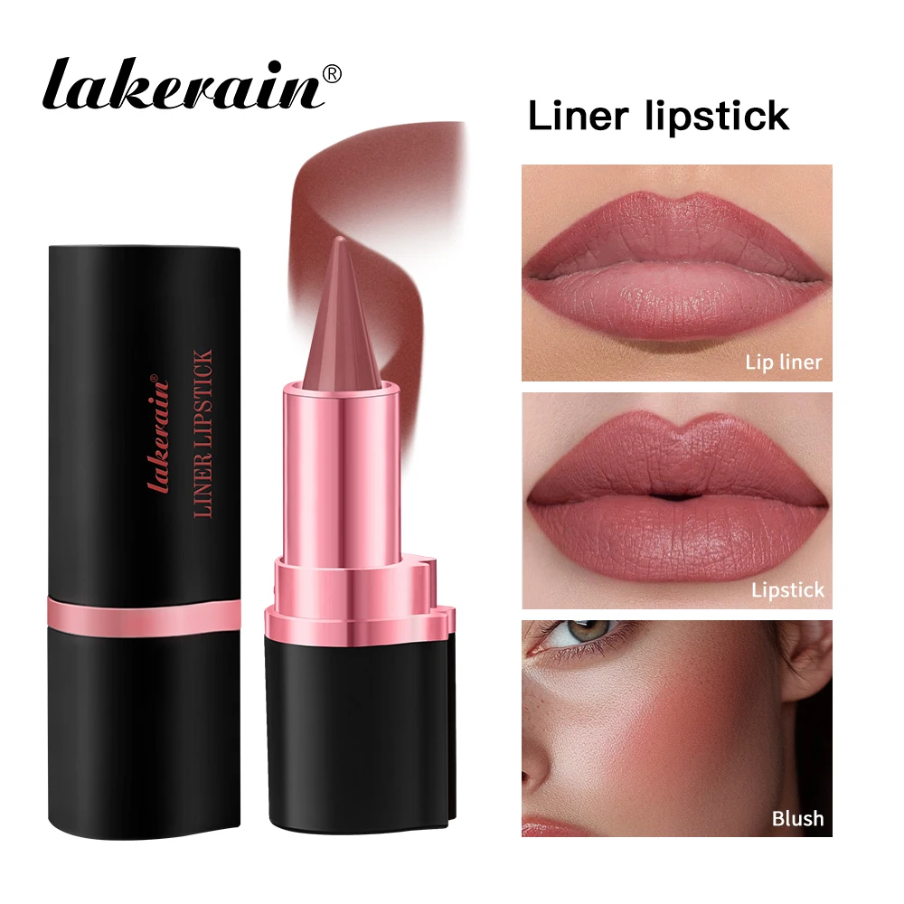 Stylo à lèvres conique mat, dégradé, rouge et marron, durable, étanche, Sexy, cosmétique pour femmes