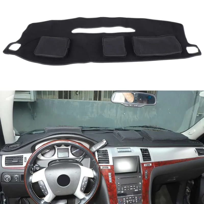 For Cadillac Escalade 2007-2014 Automotive Dashboard Organiser Pad Oxford Cloth Automotive Interior Storage bag Accessories