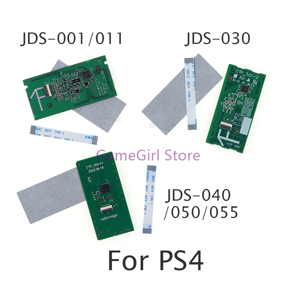 20sets For PS4 Controller JDS-001/011 JDS-030 JDS-040/050/055 Touchpad Board with Touch Pad 10Pin Flex Ribbon Cable