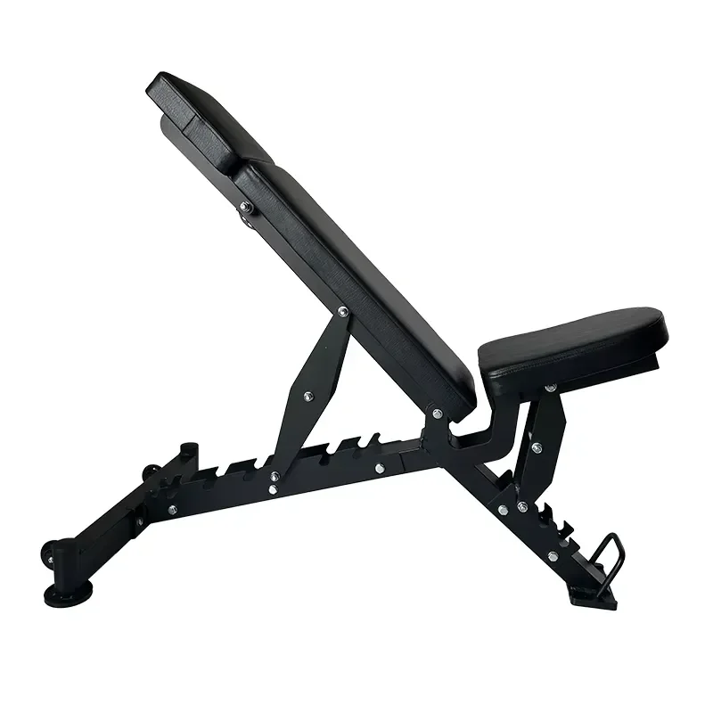 Adjustable Steel Dumbbell Stool Foldable Fitness Training Chair Durable Home Gym Equipment Weight Bench for Strength Workout