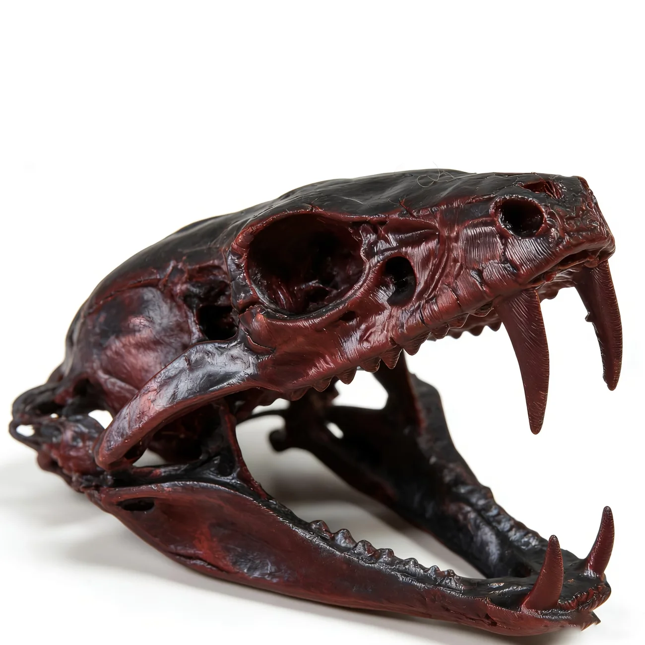 Terrifying Cobra Skull Statue Ornament Cool Home Decor Snake Skull Desktop Ornament