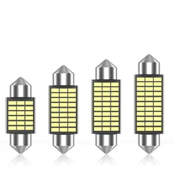 1pcs C5W LED Bulb 31mm 36mm 39mm 41mm Canbus For Car Light 12V 6000K White Car License Plate Interior Dome Reading Trunk Lamp