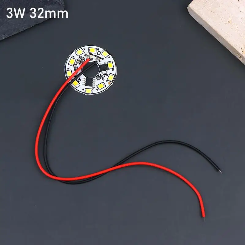 LED Bulb Lamp Chip 3W 5W 6W 7W 12W 220V No Need Driver DIY Tricolor Light Changing For LED Downlight Spotlight Lamp Beads