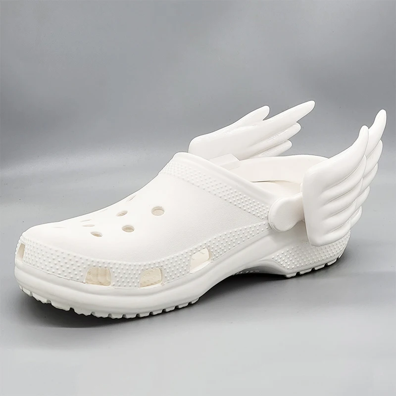 Wings Ornament Fashion Angel Wings Shoe Accessories for DIY Matching Shoes Accessories Manual Shoe Decoration for Kids Boys Girl