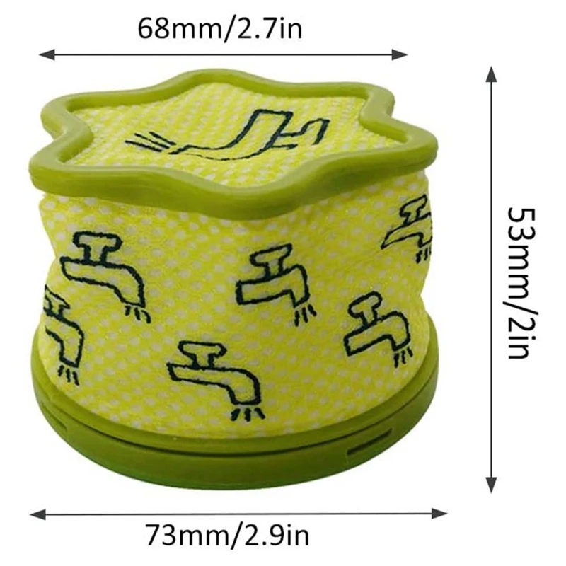 Pré-filtro de substituição de vácuo de 4 PCS compatível com aspirador de pó A9 Cord Zero ADQ 74774001