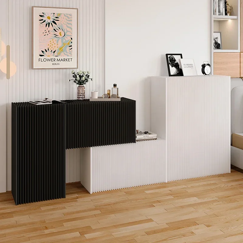 Long paper booth exhibition hall modeling creativestand cabinet, bag shoe rack Nakajima display stand