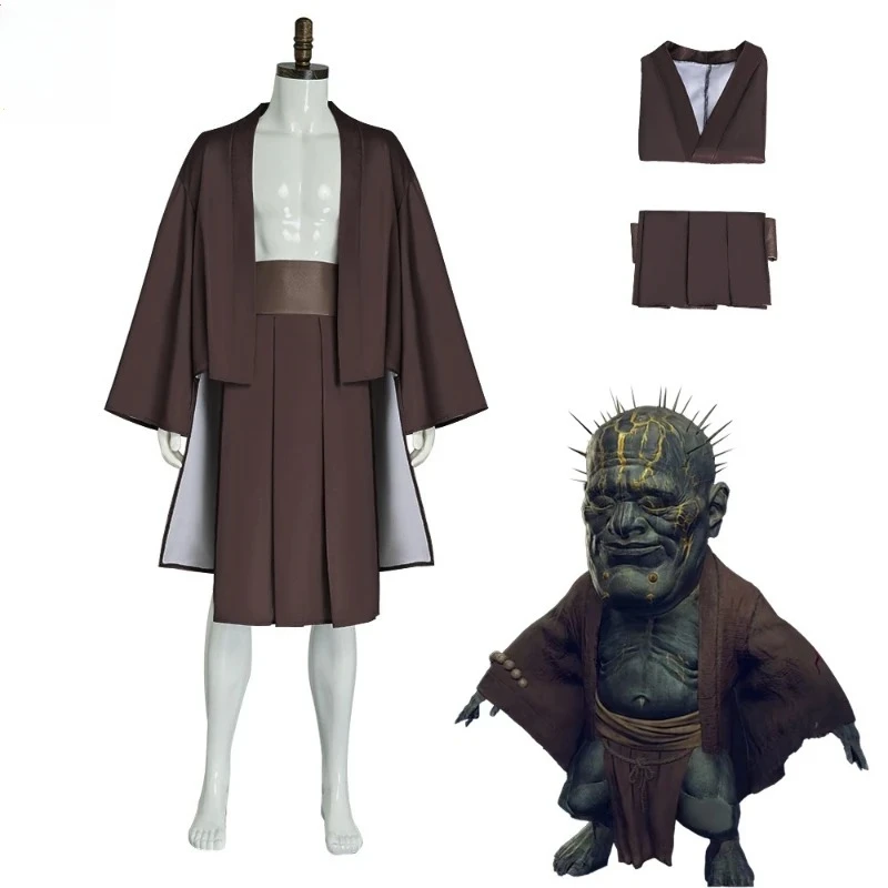

Brown Robe Cosplay Costume Set - Layered Kimono-Style Outfit, Elegant Historical-Themed Wear for Role-Play & Cultural Events