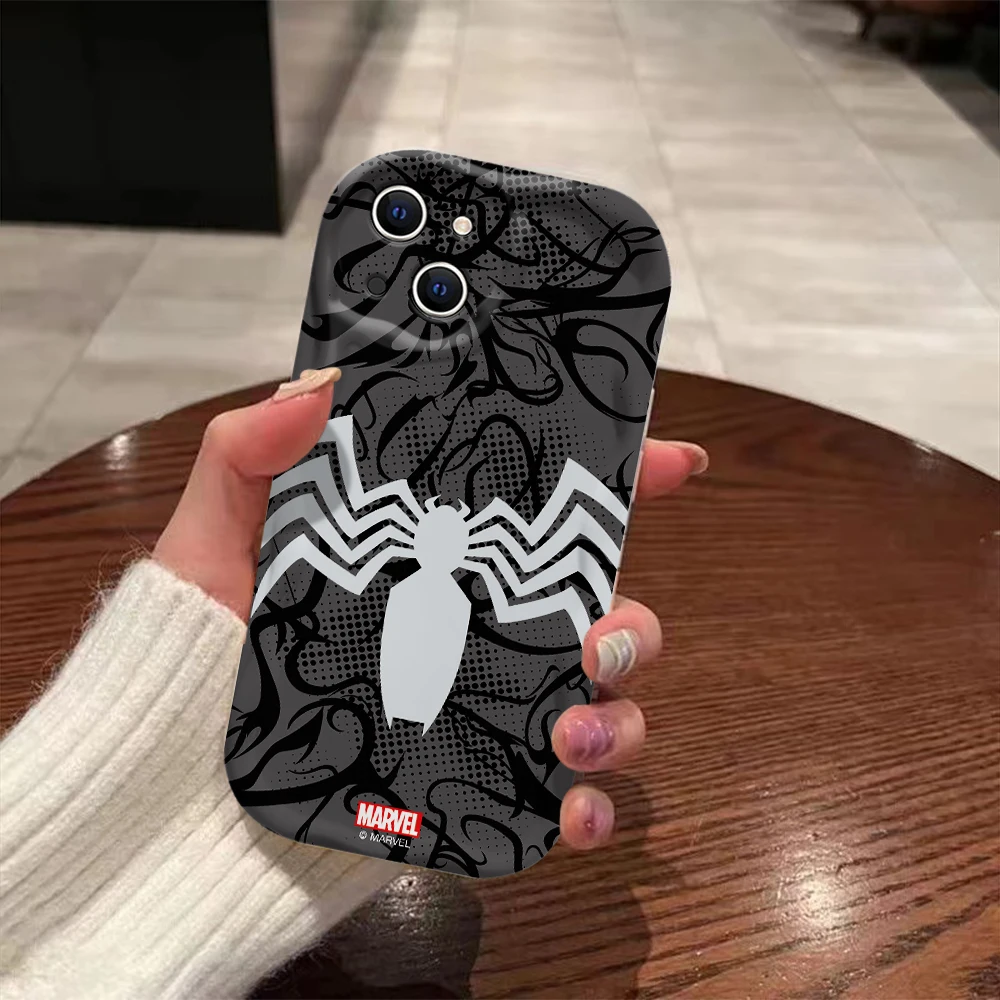 Wonderen Spidermans Gioms 3d Wave Case Voor Oppo Realme 12 11 10 9 8 7 7i 6 5 Pro Plus C67 C55 C31 C11 C12 C15 C20 C21y Cover