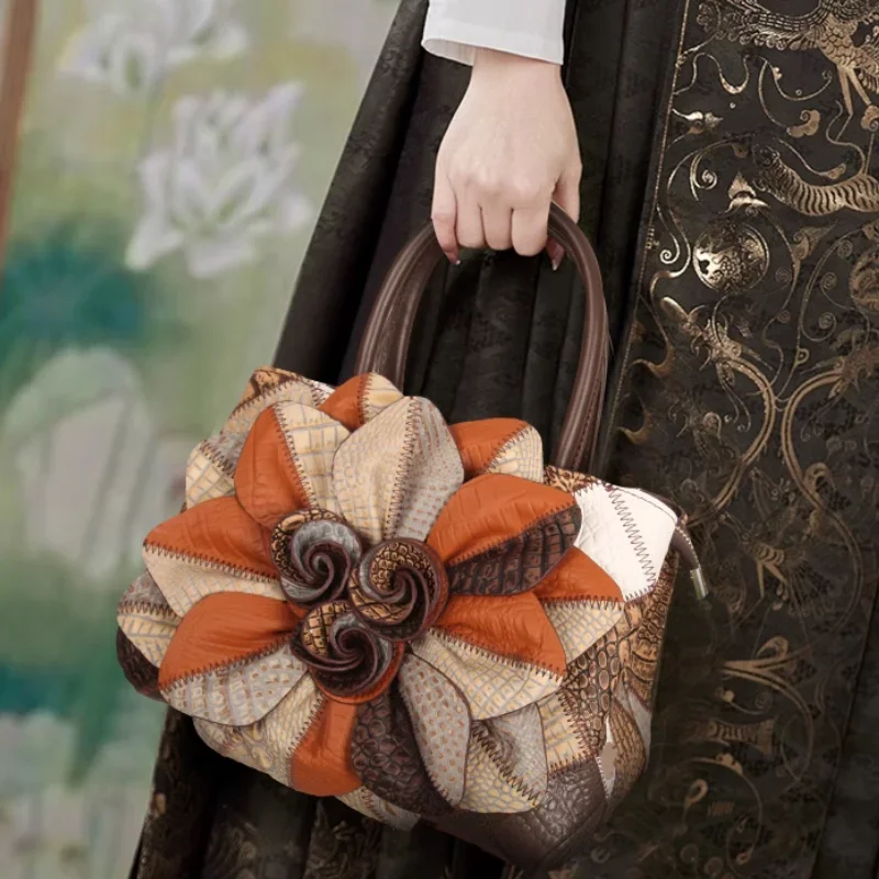 

Versatile Fashion Niche Design Cowhide Single Shoulder Handbag