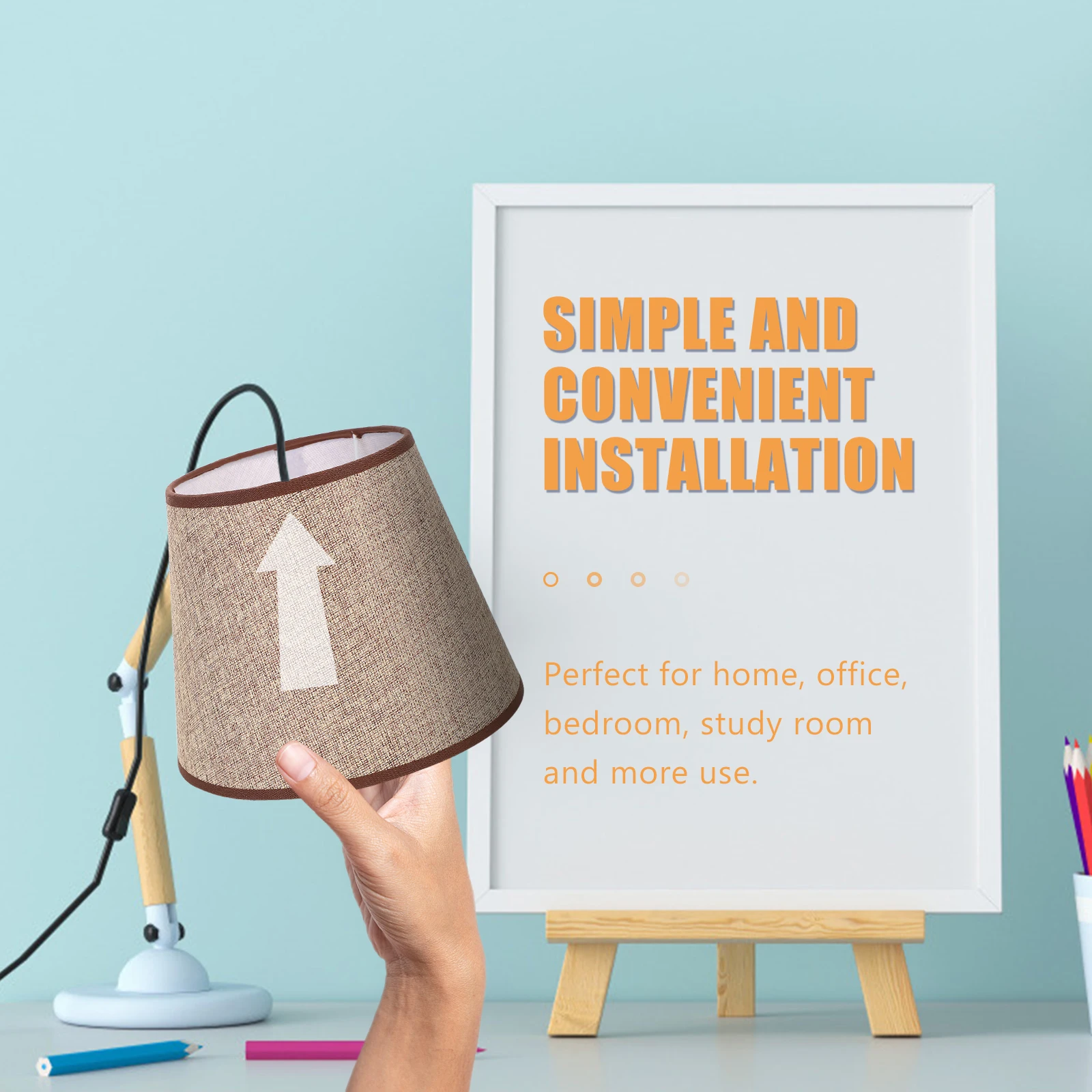 

Stylish Cloth Lampshade Exquisite Light Cover Durable Wall Lamp Protector Dustproof Decorative Light Diffuser Perfect Fit For