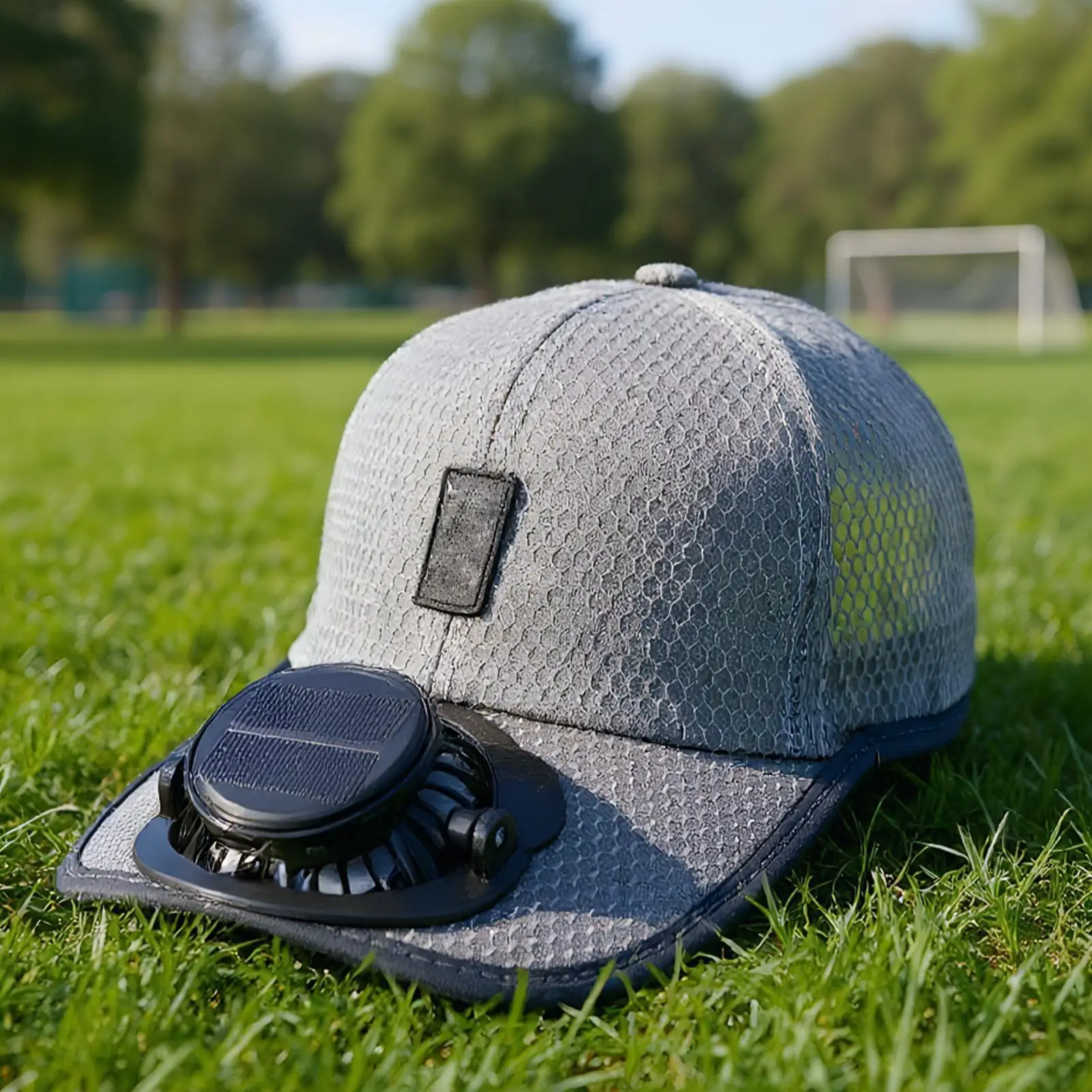 

Summer Solar Sun Hat Fan Caps Integrating Sun & Function In One Fan Black Technology Long Battery Life Lightweight & Portable