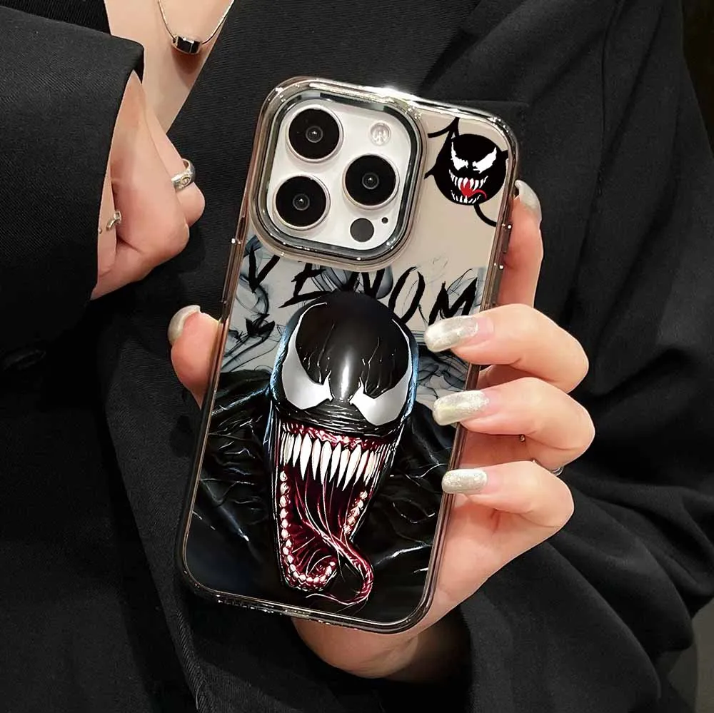 Модный чехол для телефона Venom Evil для Redmi 14C 13 Note 14 13 12S 12 11S 11T 10 9S Pro Max Plus, прозрачный чехол