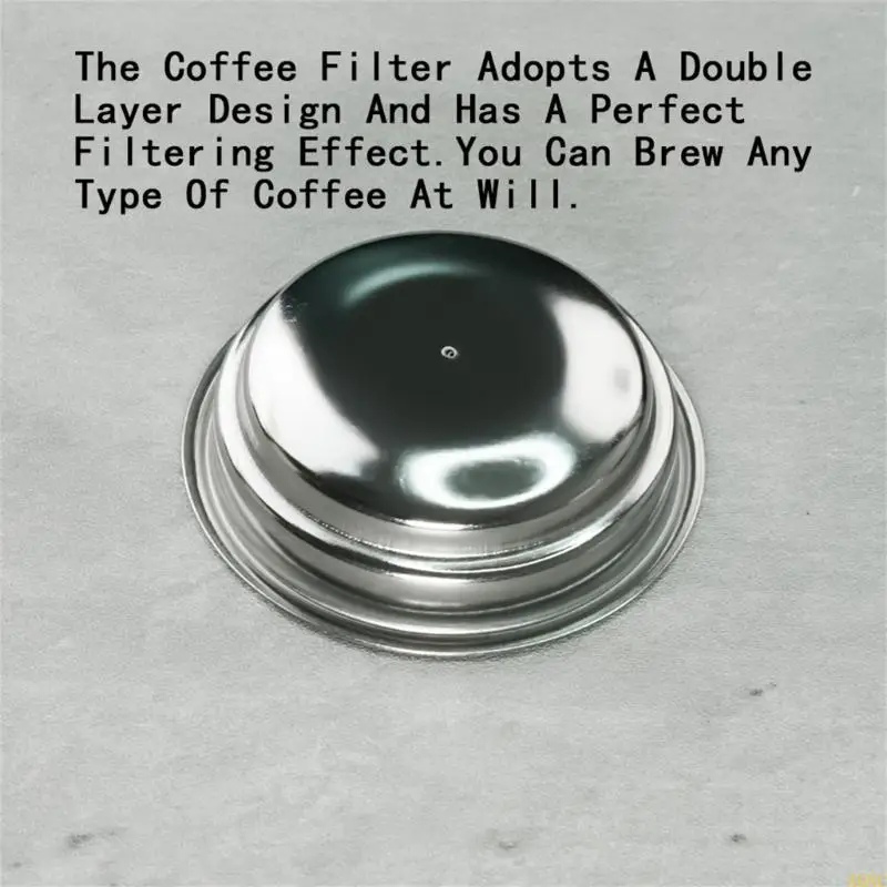 A0NC из нержавеющей стали корзины кофейного фильтра 51 -мм кофейного экрана двойной слой