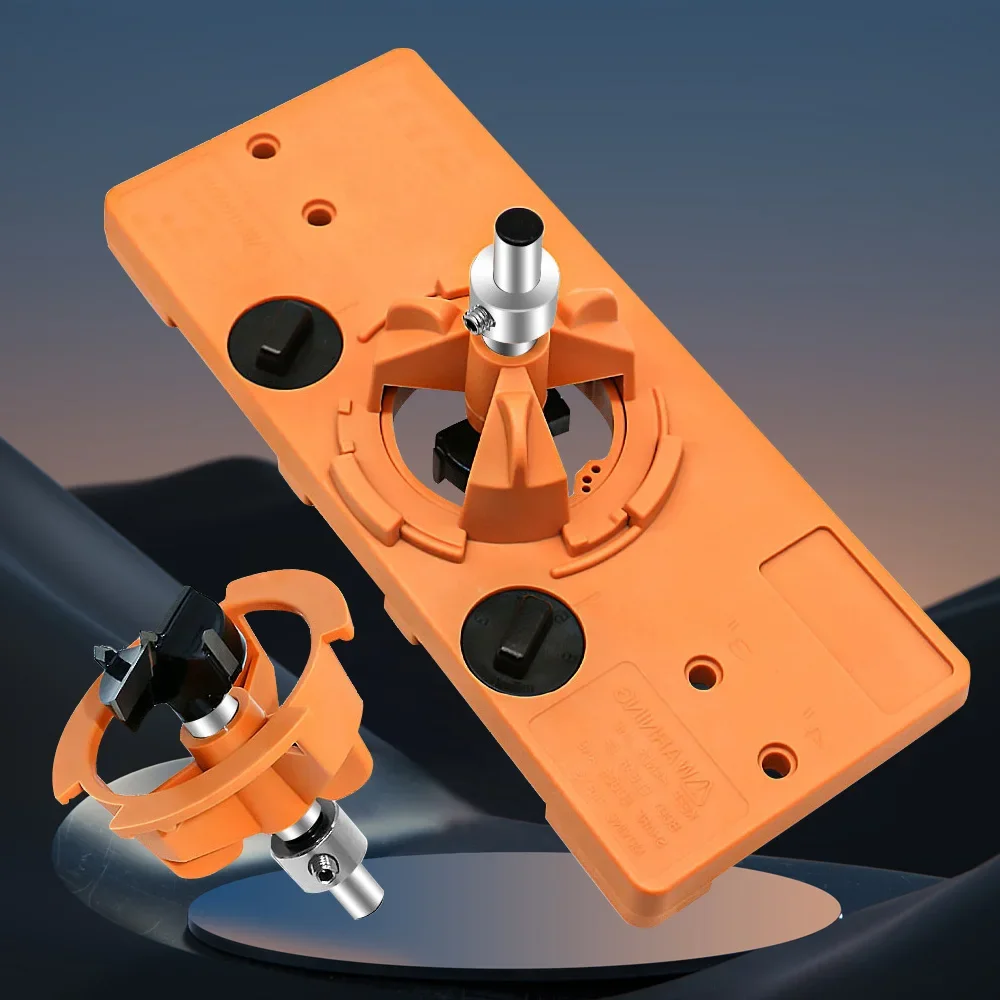 35mm Concealed Hinge Jig Kit - Woodworking Tool for Face Frame Cabinet & Cupboard Door Hinge Installation(Durable & Easy-to-Use)