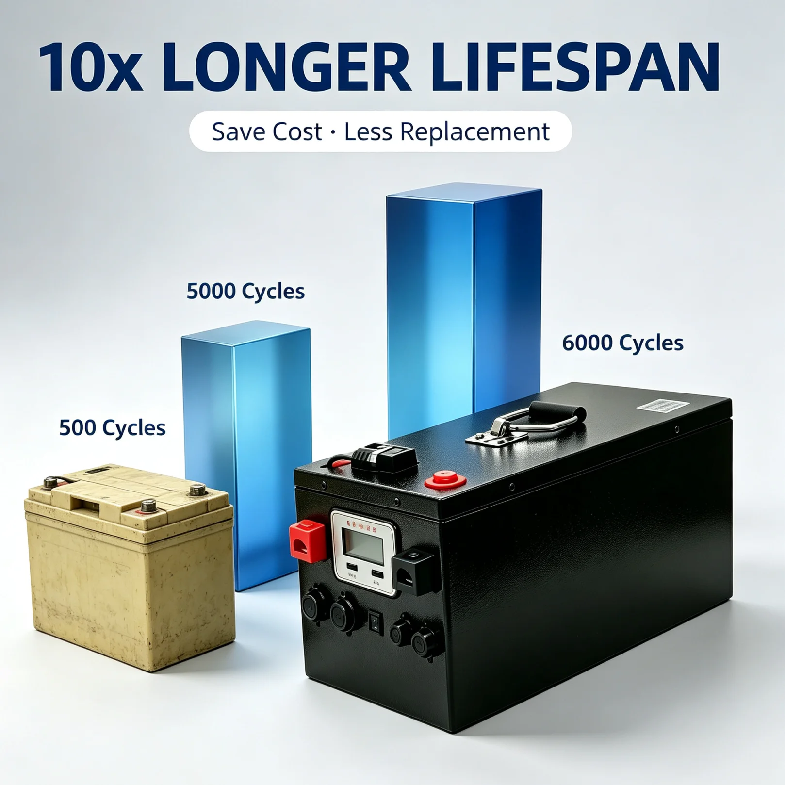 24V 100Ah 200Ah 300Ah LiFePO4 Battery Deep Cycle Rechargeable Lithium Iron Phosphate with BMS for Solar RV UPS Off-Grid System