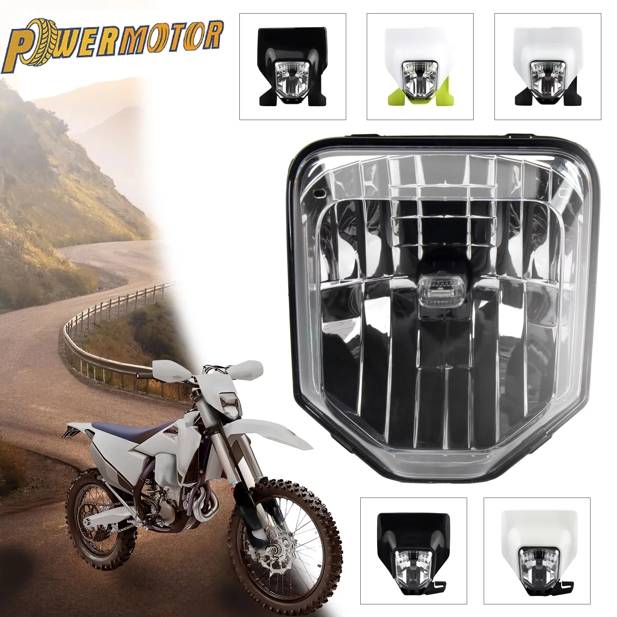 

for Husqvarna Enduro Motorcycle LED Headlight for TE FE FC TC 250 300 350 450 701 2024 DirtBike Motocross Headlamp Fairing Parts