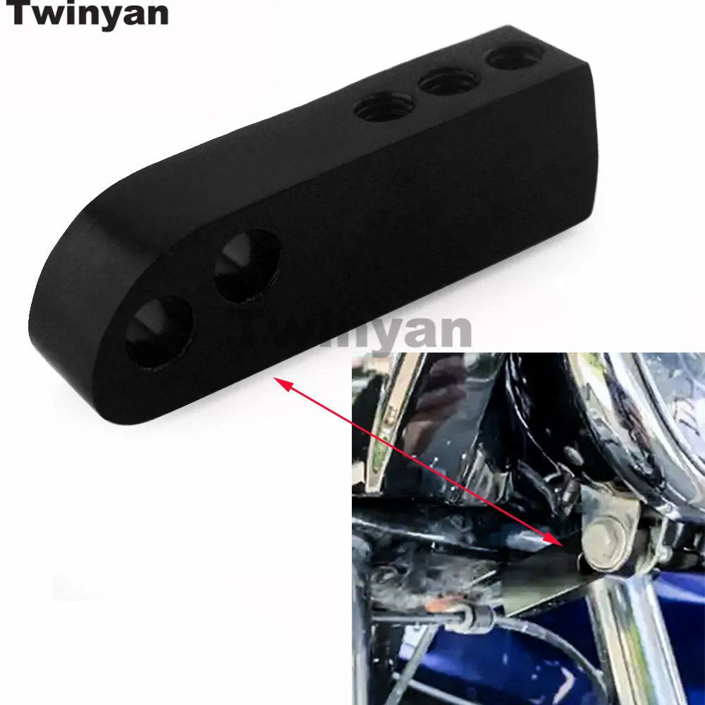 

ДЛЯ Harley Dyna Super Glide Street Bob Low Rider Wide Glide FXDL FXDF FXDB FXDC Комплект расширения для крепления фар мотоцикла обтекателя