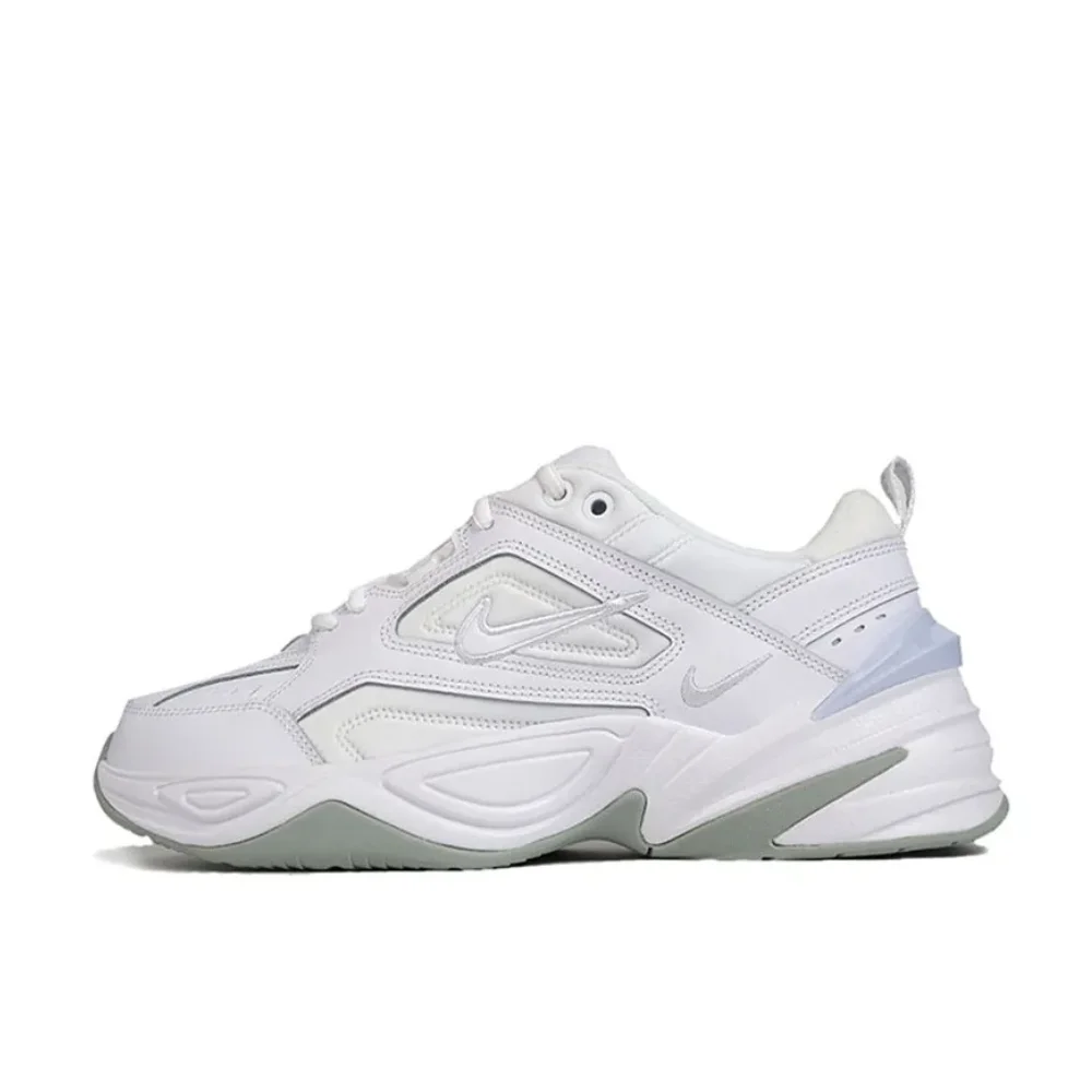 Nike White M2K Tekno Low Classic Retro Casual Shoes Lightweight Cushioned Comfort Sneakers