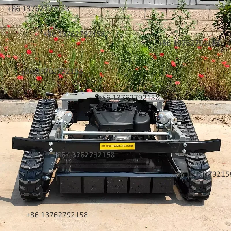 【2026】 Factory Direct Cheap 500mm Remote Control Track Lawn Mower DIY Grade 24V Petrol Electric Start Cordless Zero Turn