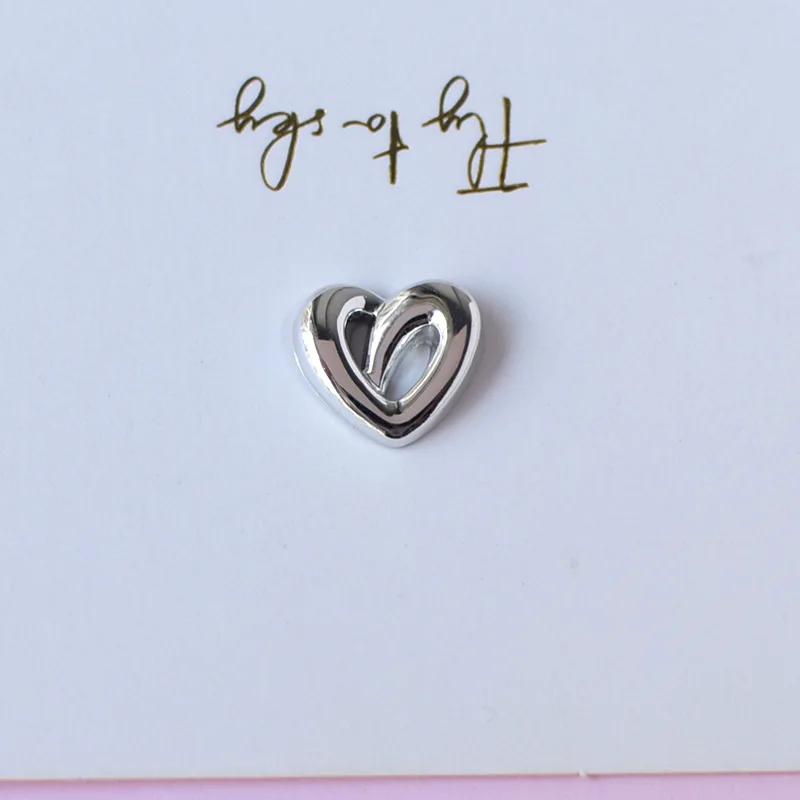 10Pcs Fashion Electroplate Love Heart Rose Resin Ornaments DIY Earrings Jewelry Accessory Creative Handmade Flatback Craft Patch