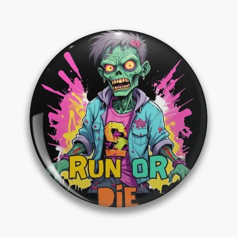 

Run or Die T-Shirt – Outrun the Undead in Style Pin Buttons Brooches Pin Jewelry Accessory Customize Brooch Fashion Lapel Badges