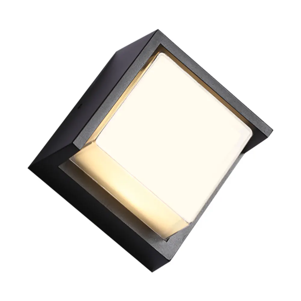 Aisilan LED Wall Light Waterproof Garden Wall Lamp Square Glow Spotlight for Balcony Stairs Terrace Light IP65