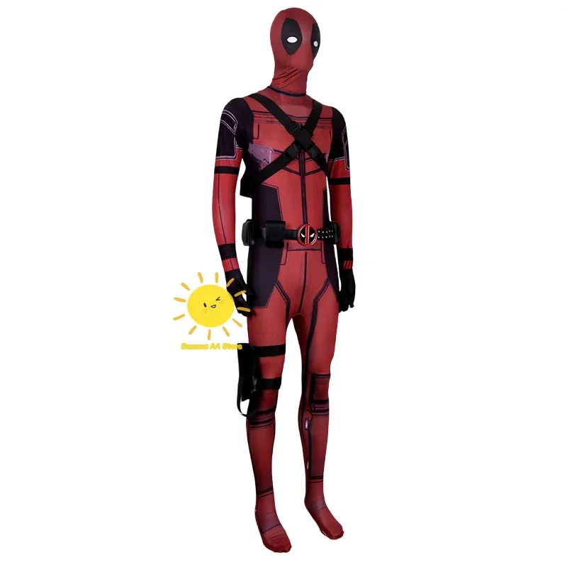 AD1 BEAST KINGDOM Deadpool Косплей Боди Уэйд Уинстон Уилсон Костюмы для косплея Головные уборы Головной убор Хэллоуин Cos A5 @ rD ~