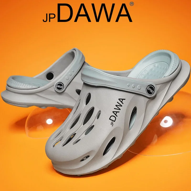 JP Dawa-Men صنادل رياضية خفيفة الوزن مضادة للانزلاق للشاطئ ، أحذية صيد السمك والتصيد النهري مع قبعات أصابع القدم ، الصيف