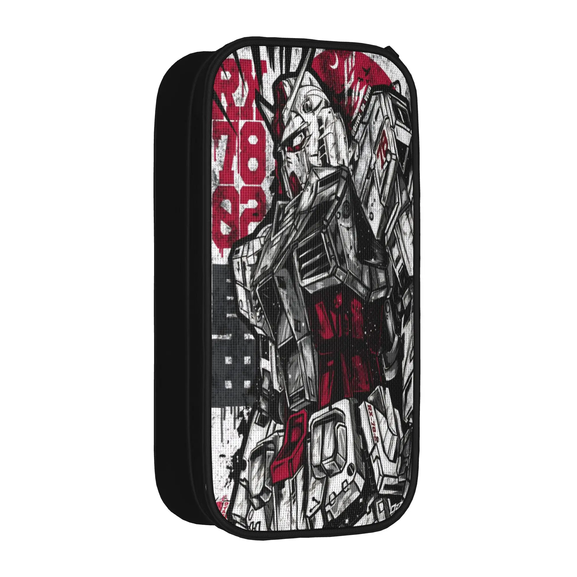 Creative mobile suit gundams Pencil Case  Pencil Box Pen Holder  Big Capacity Bags Office Gifts Stationery