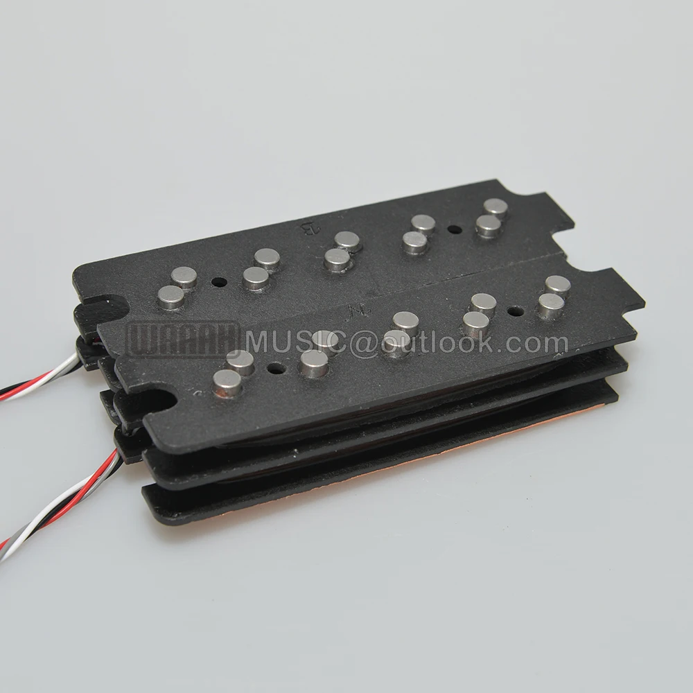 4 String 5 String Bass Pickups Double Noise Reduction Pickups Split Coil Humbucking Alnico 5 Neck and Bridge guitar parts