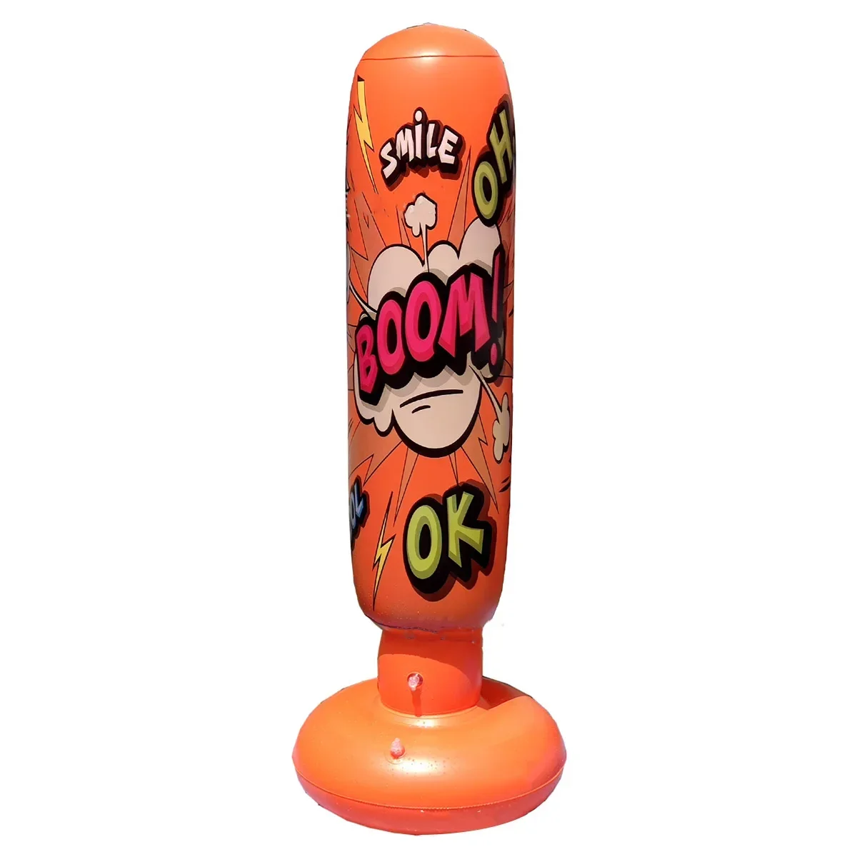 유니섹스 어린이 텀블러 펀칭 백, 피트니스 팽창식 어린이 샌드백, 가정 체육관 피트니스 복싱 장비, 스트레스 해소 장난감, 120cm