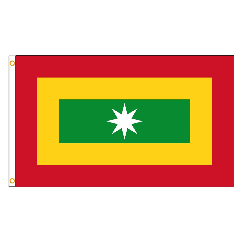 3x5 Ft Medellín Flag Vivid Color and Fade proof The flags of Colombia Polyester with Brass Grommets 3 X 5 Ft