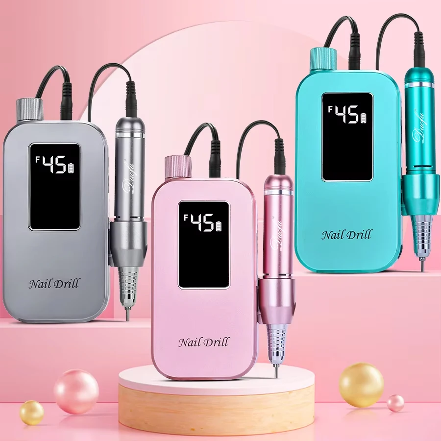 

Аппарат для маникюра 45000 об/мин, перезаряжаемая фрезерная машинка для ногтей, профессиональный инструмент для гель-лака, набор для маникюра